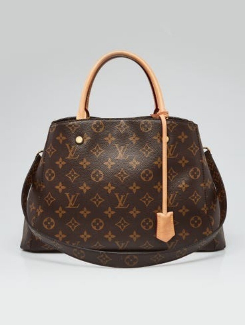 AUTHENTIC Louis Vuitton Montaigne Monogram MM Burgundy Excellent CONDITION EUC